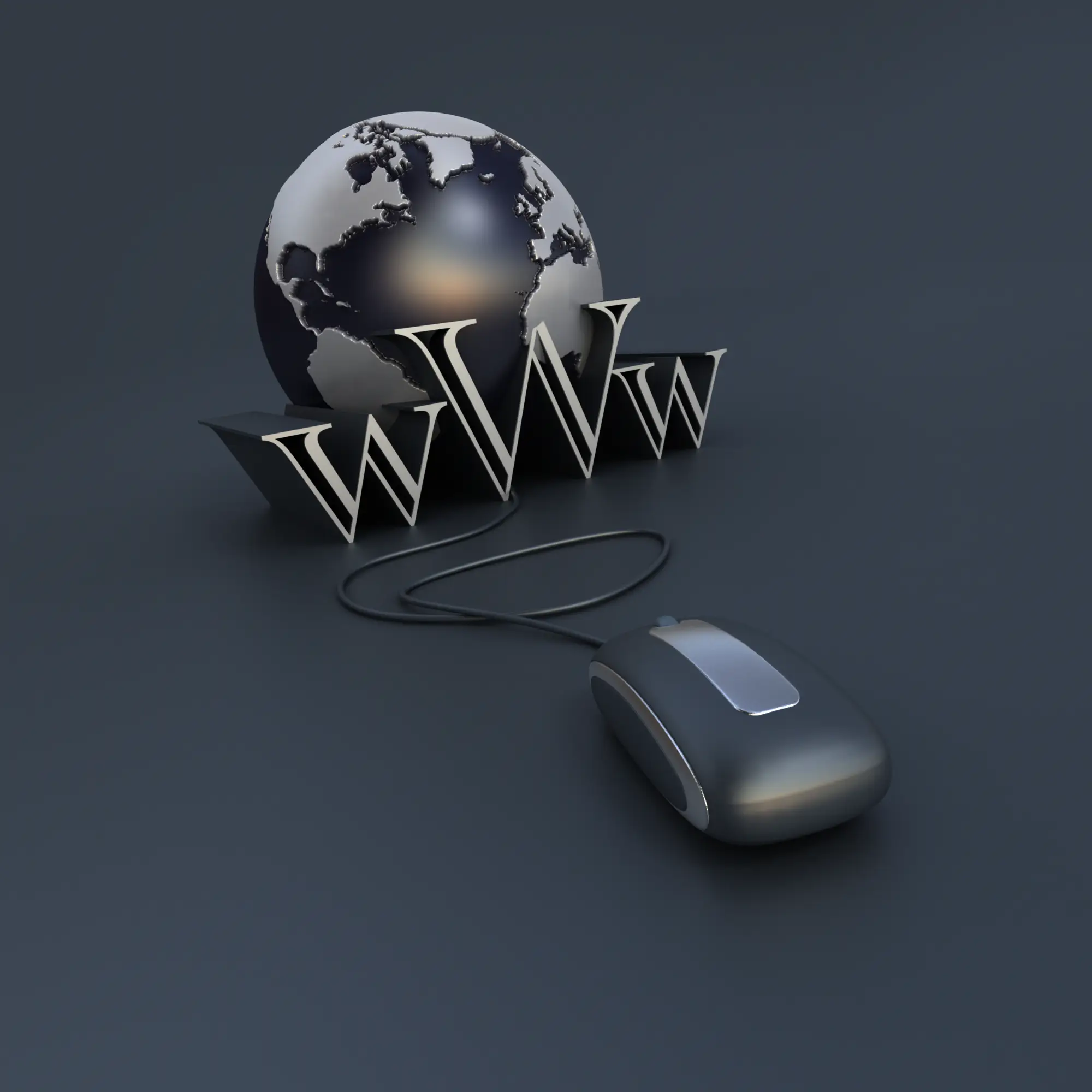 rendu-3d-d-un-globe-terrestre-une-souris-d-ordinateur-et-le-mot-www-dans-des-tons-gris-fonce-et-acier-1 site vitrine Vaud