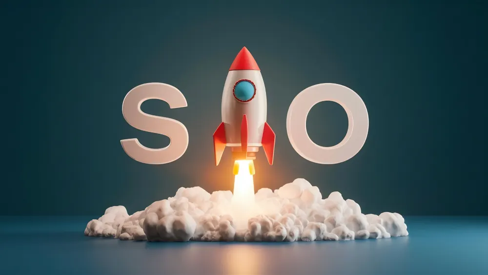 seo-search-engine-optimization-with-rocket-taking-off-3d-rendering-with-copy-space optimisation fiche google business Vaud